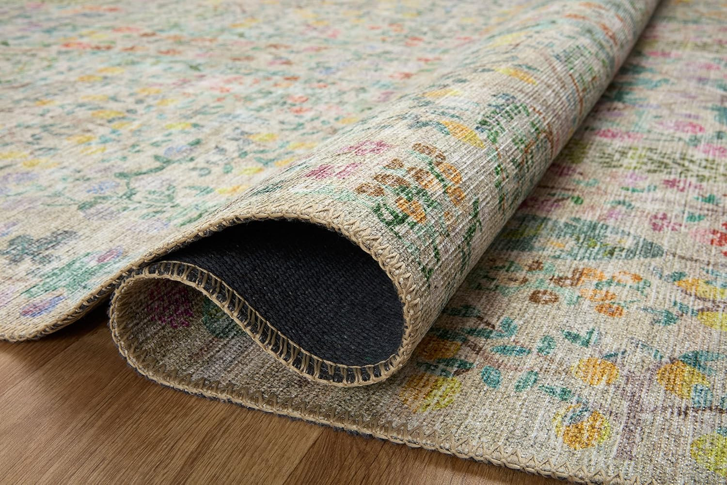 Loloi Rifle Paper Co. Maison Khaki Area Rug 7’6″ x 9’6″ – Stylish & Cozy