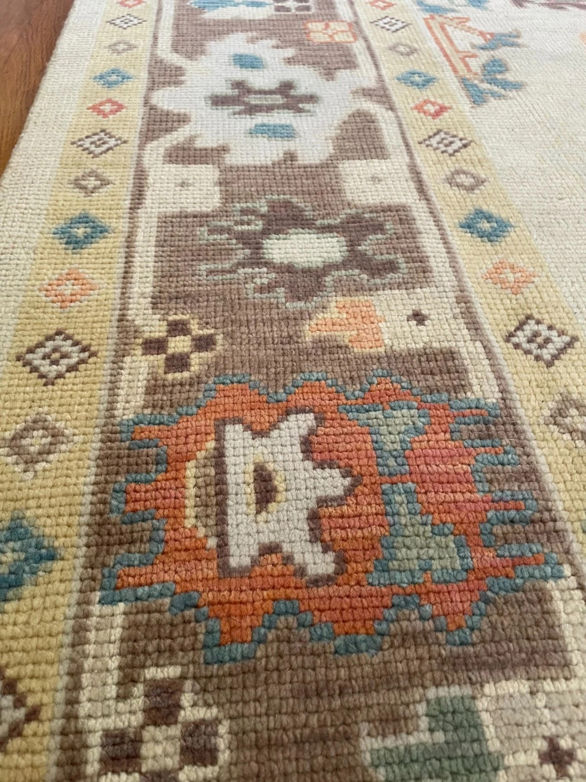 Vintage Style Turkish Oushak Hand Knotted Wool Area Rug 8×11 9×12 10×14 12×15 ft