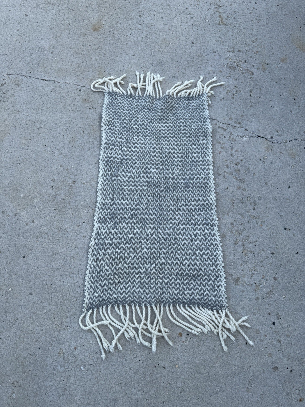 Ikea PS Vadmal by Kazuyo Nomura 100% Wool Throw Blanket 24×45