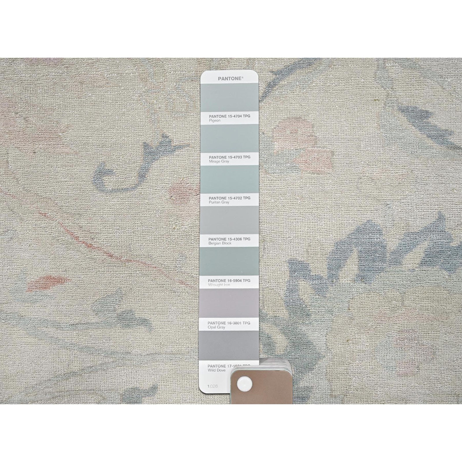13’5″x19’3″ Ivory Vintage Egyptian Wool Hand Knotted Oversized Oriental Rug 2537