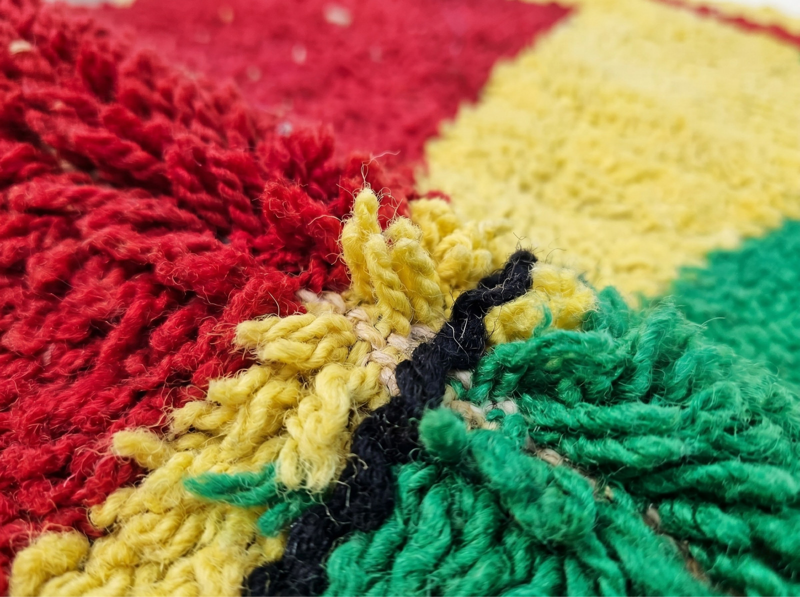 Handmade Moroccan Wool Rug Berber Abstract Boho Area Carpet Made to Order