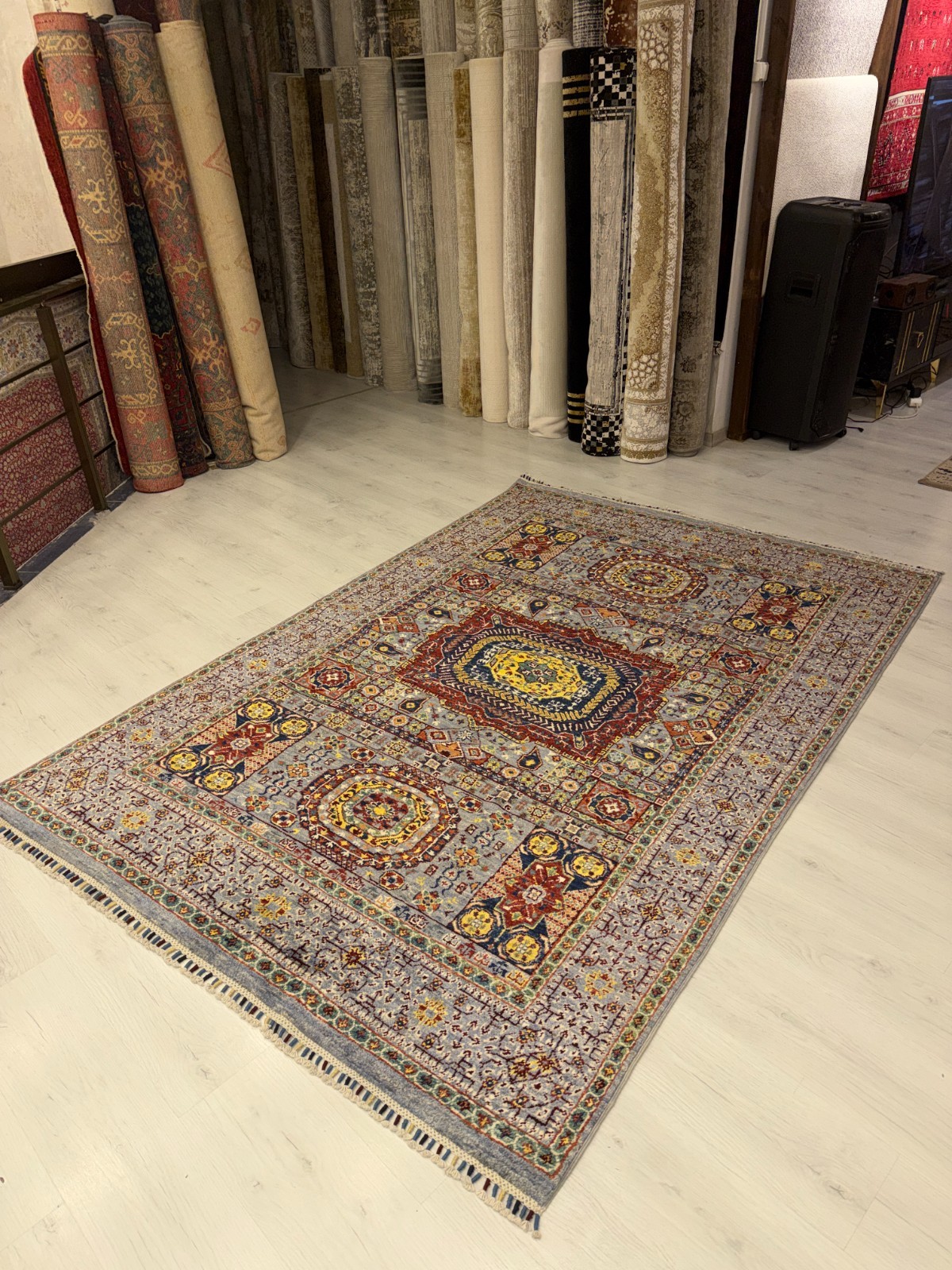 5×8 Handmade Afghan Rug 100% Wool Hand Knotted Oriental Area Carpet New