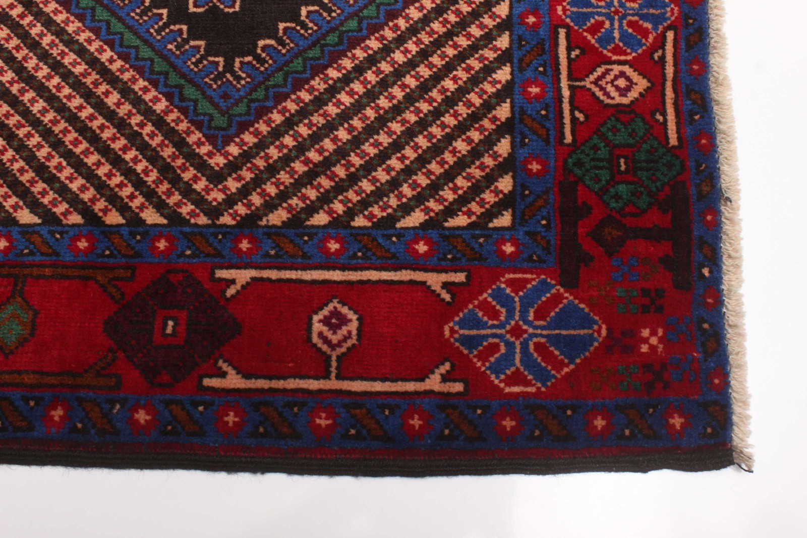 Vintage Traditional Hand-Knotted Area Rug 2’11” x 5’0″ Oriental Wool Carpet
