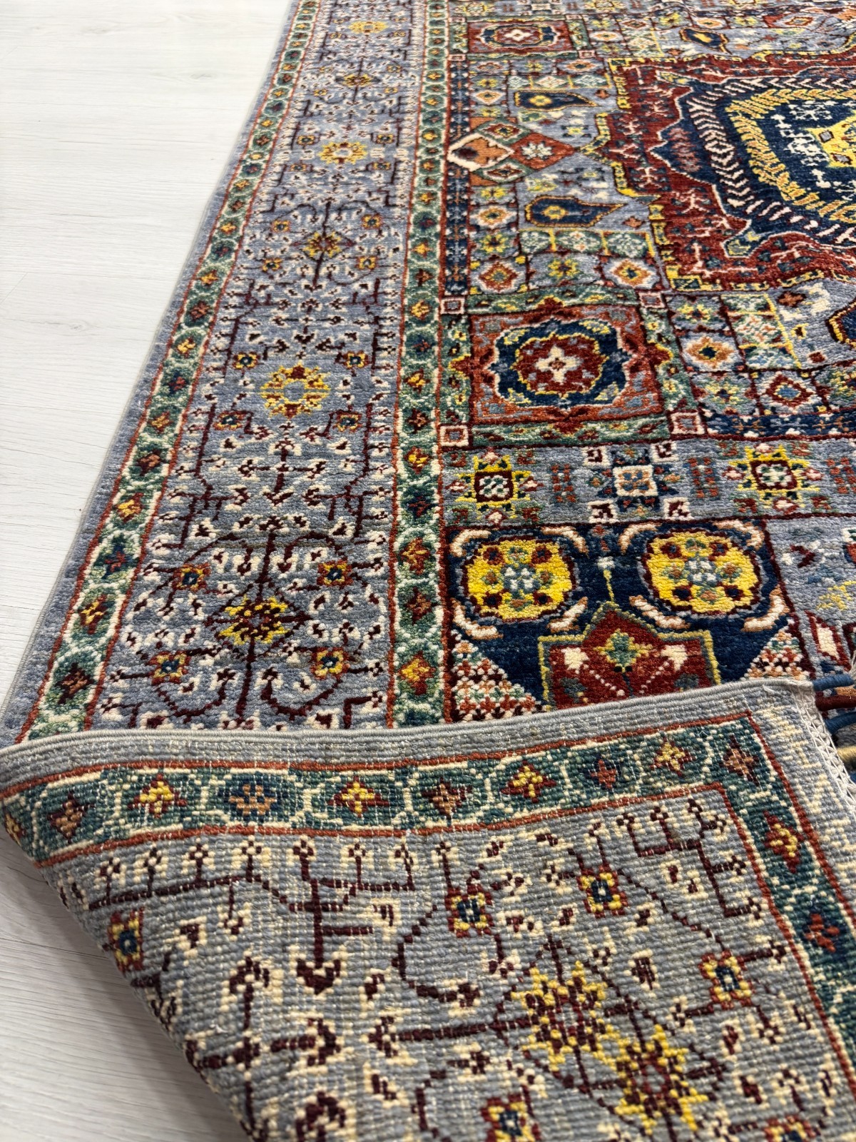5×8 Handmade Afghan Rug 100% Wool Hand Knotted Oriental Area Carpet New