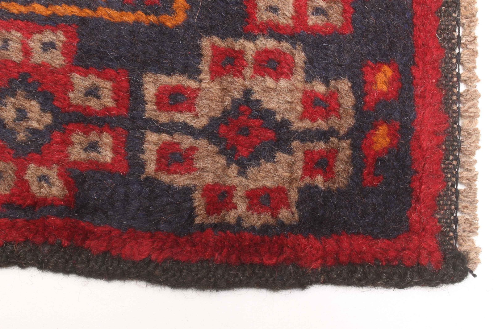 Vintage Traditional Hand-Knotted Area Rug 3’4″ x 6’2″ Oriental Wool Carpet