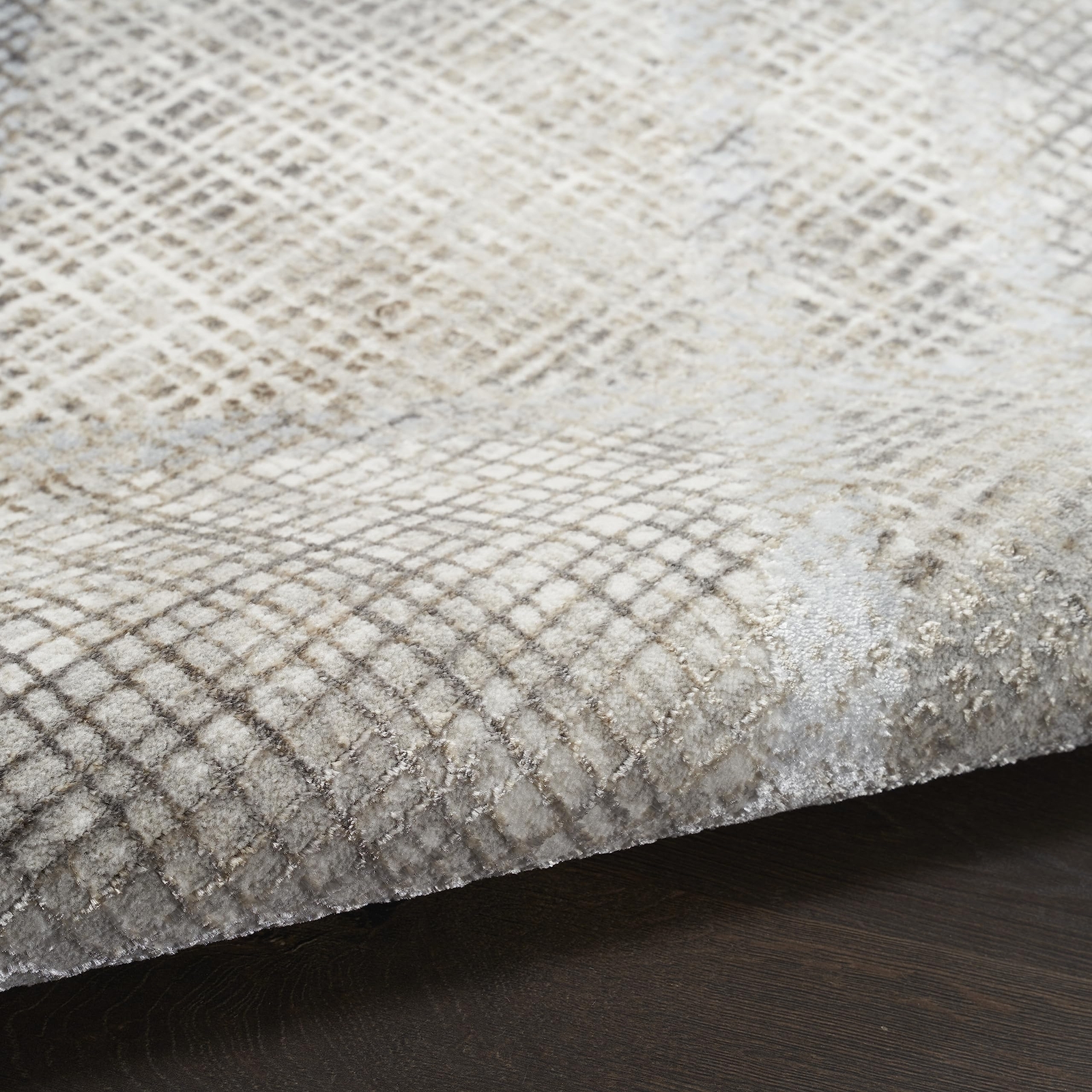 Inspire Me! Home Decor Iliana Modern Grey 7’10” x 9’10” Area Rug,