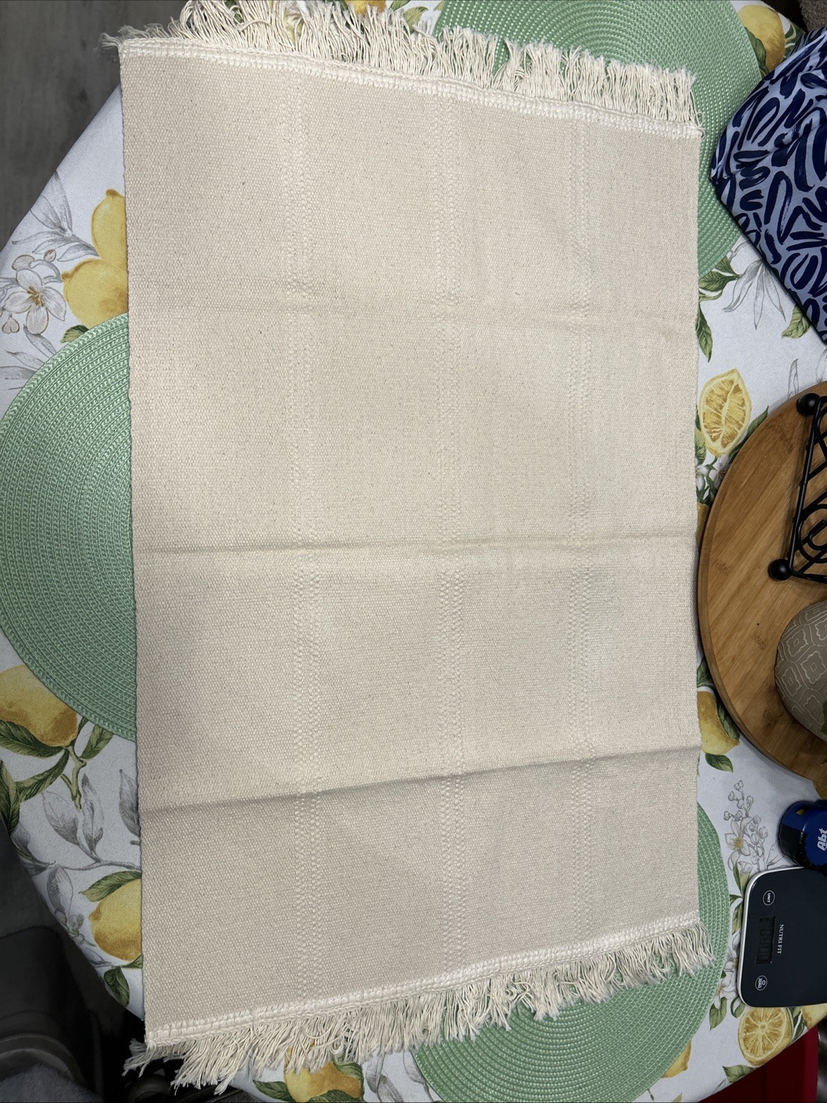 Sortso Rug Flat Woven Unbleached 55 X 85 Cm *brand Ikea*