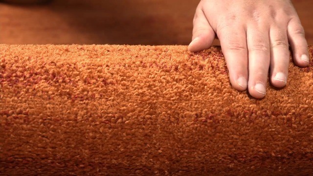 Modern Abstract Area Rug 5×8 ft – Autumn Casual Design, Terracotta/Burgundy Bord