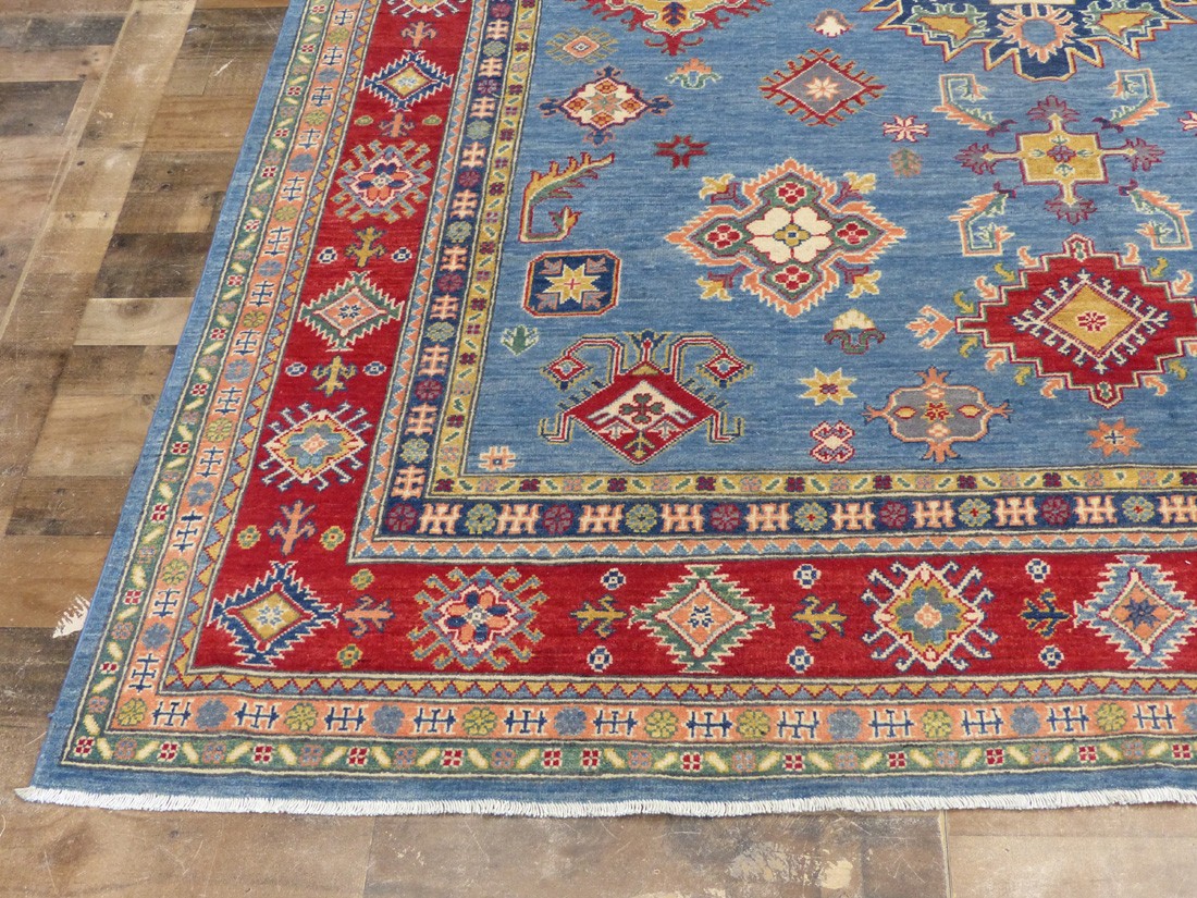 8’x10′ New Pakistani Caucasian super Kazak hand knotted wool Oriental area rug