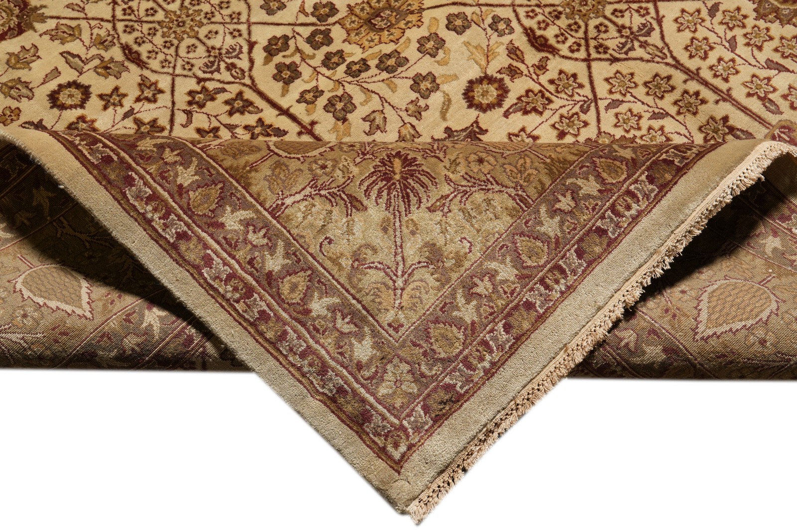 9.1 x 12 Fine Dense Weave 200 KPSI Handmade Rug #F-4285
