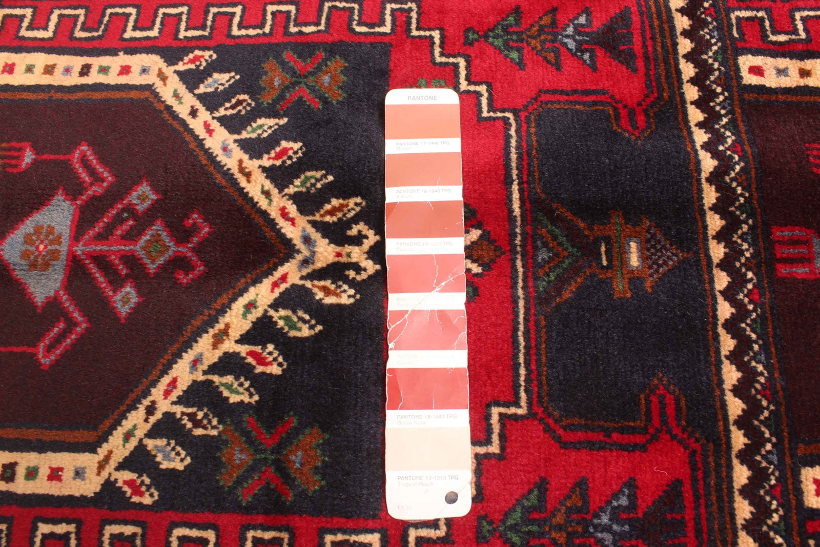 Vintage Hand-Knotted Area Rug 3’7″ x 6’8″ Traditional Wool Carpet