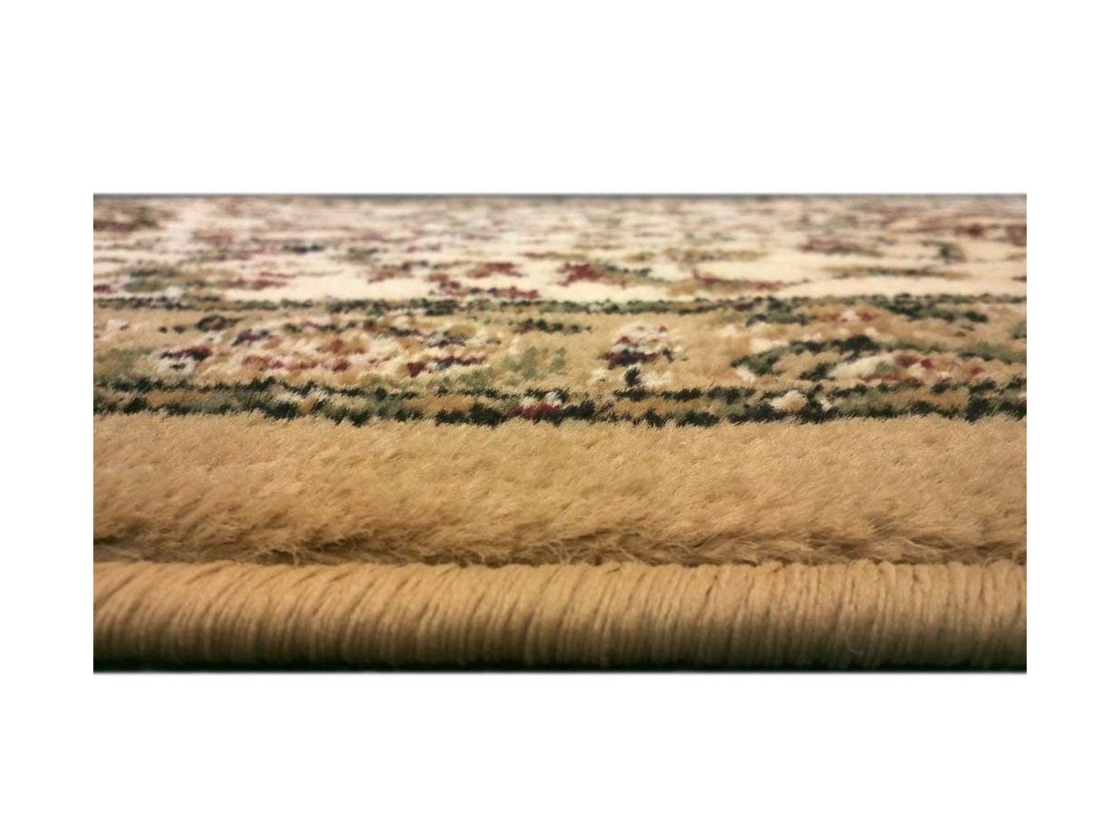 Bellagio Traditional Area Rug Runner 32 in. X 15 Ft. 10 in. Beige 401