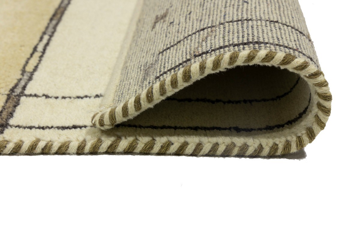 5’2X7’5 ft Multicolored Tribal Indo-Gabbeh Oriental Rug Kids Bedroom Carpet