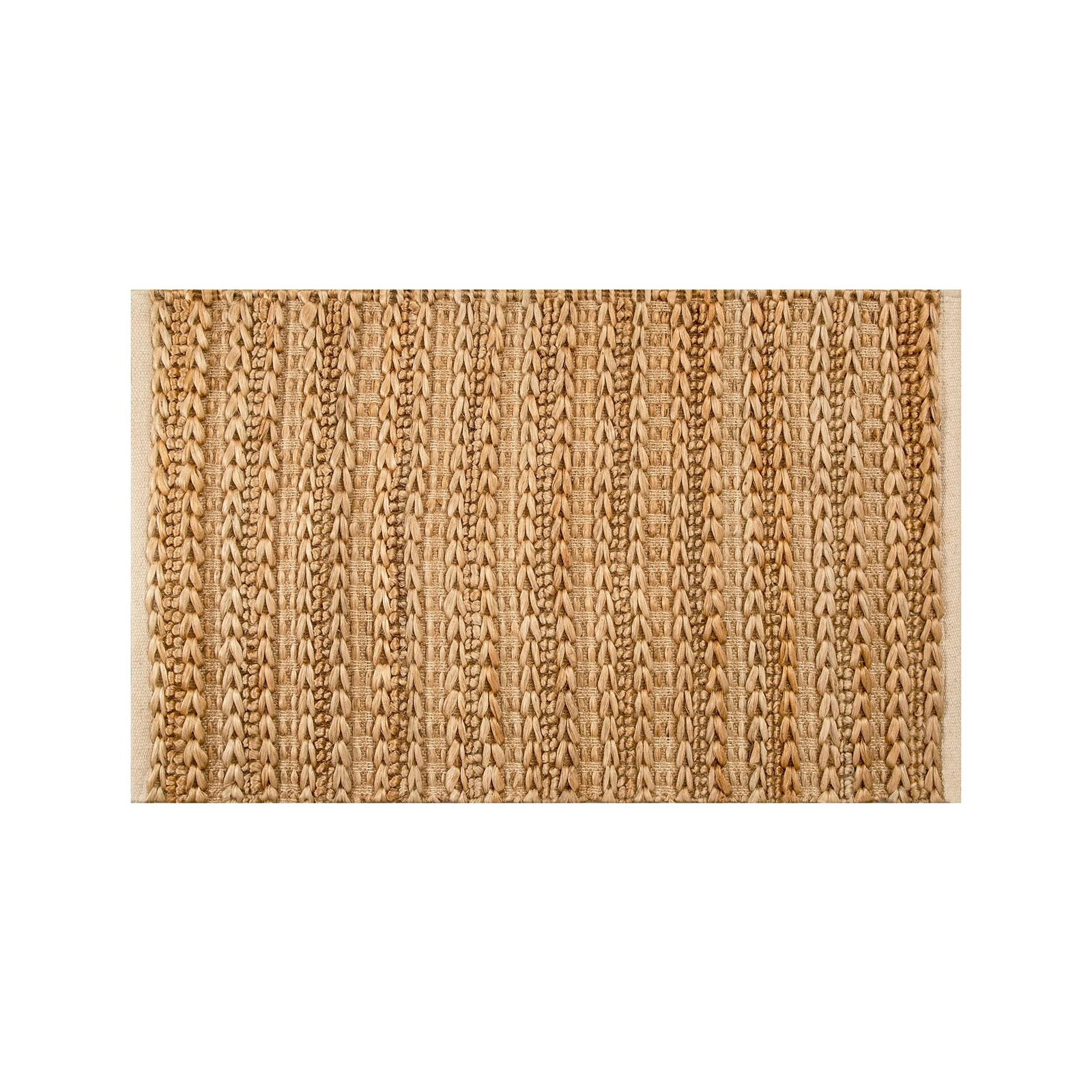 Jute Patsan 24×36 Inches Natural Rug, Farmhouse Neutral Boho Small Doormat Ru…