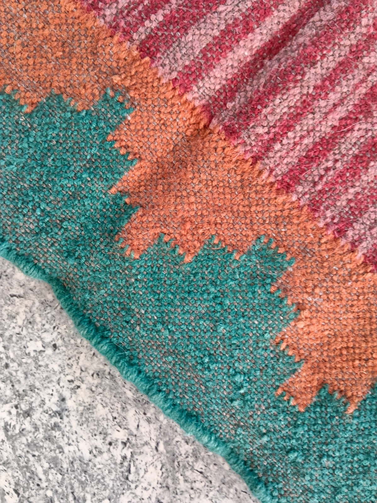 Vintage Kilim Rug aztec kilim Runner Wool Jute Rug Southwestern Stair kilim rug