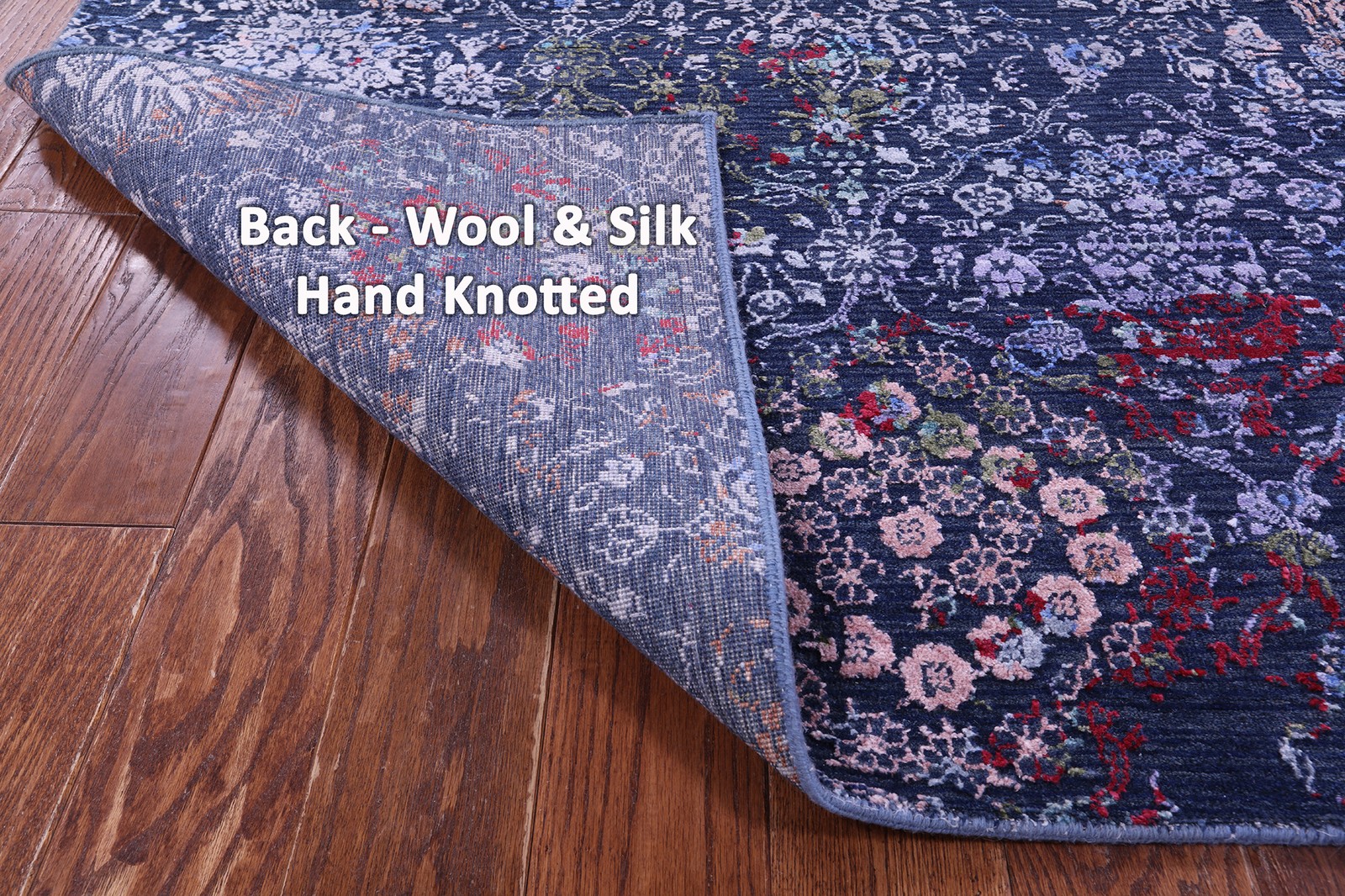 Modern Handmade Wool & Silk Rug 8′ 1″ X 10′ 0″ – Q15526
