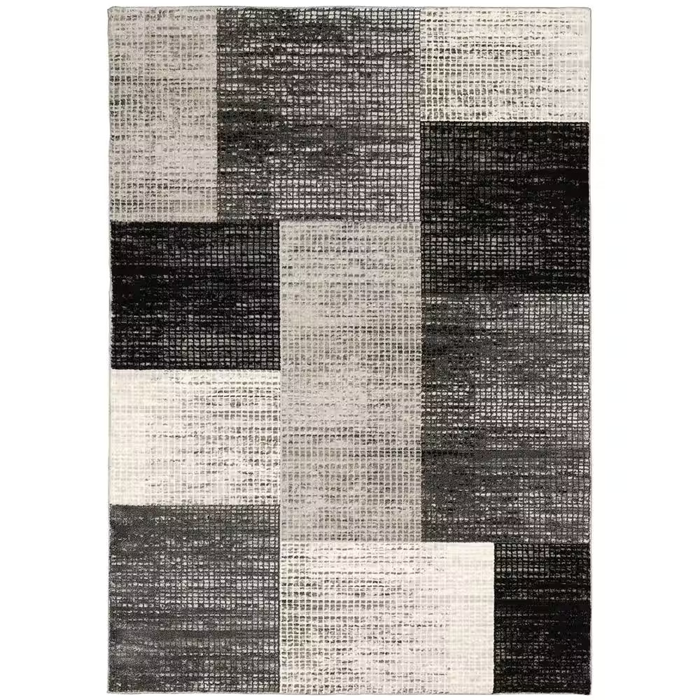 Home Decorators Collection Paramount Gray 7 Ft. X 10 Ft. Geometric Area Rug
