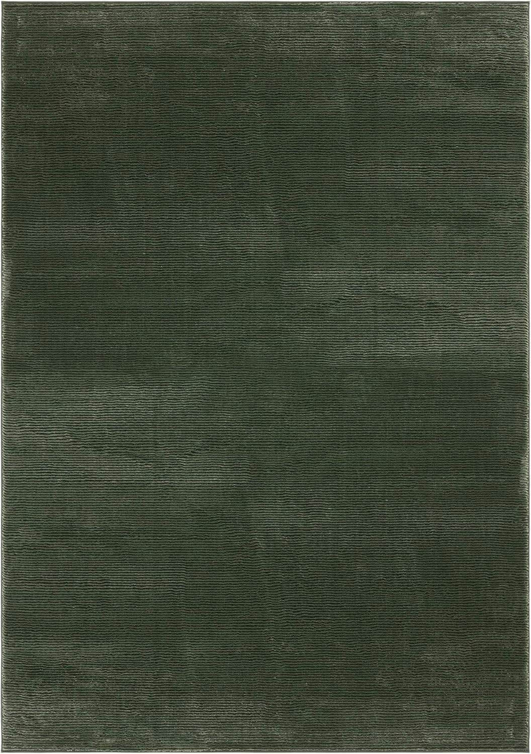 Revive Collection Green Area Rug 5’3″ x 7’7″ – Non-Shedding, Easy Care