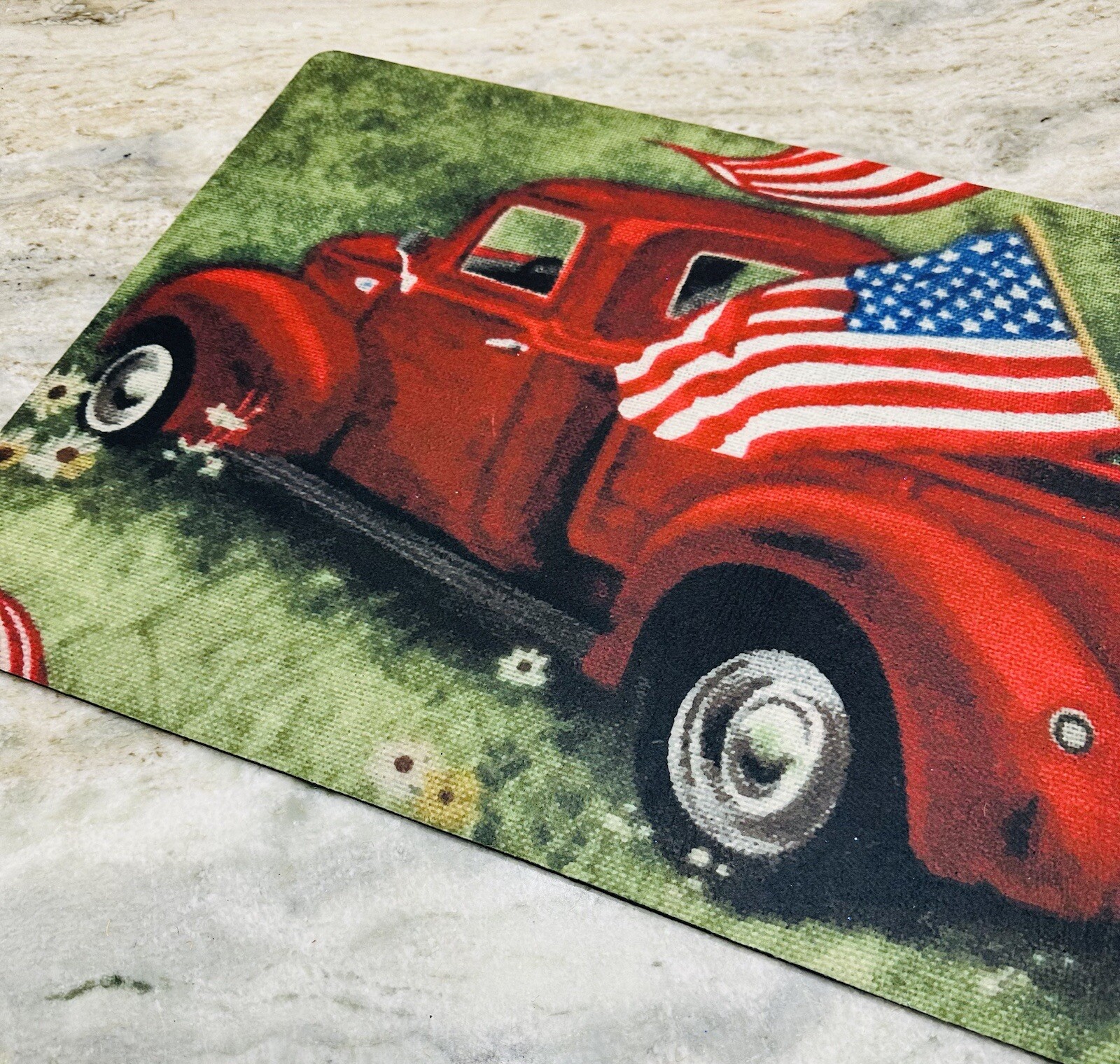 Hobby Lobby Indoor/Outdoor July 4 Rug:29.5x17Inches/Seasonal / Holiday-ShipN24Hr