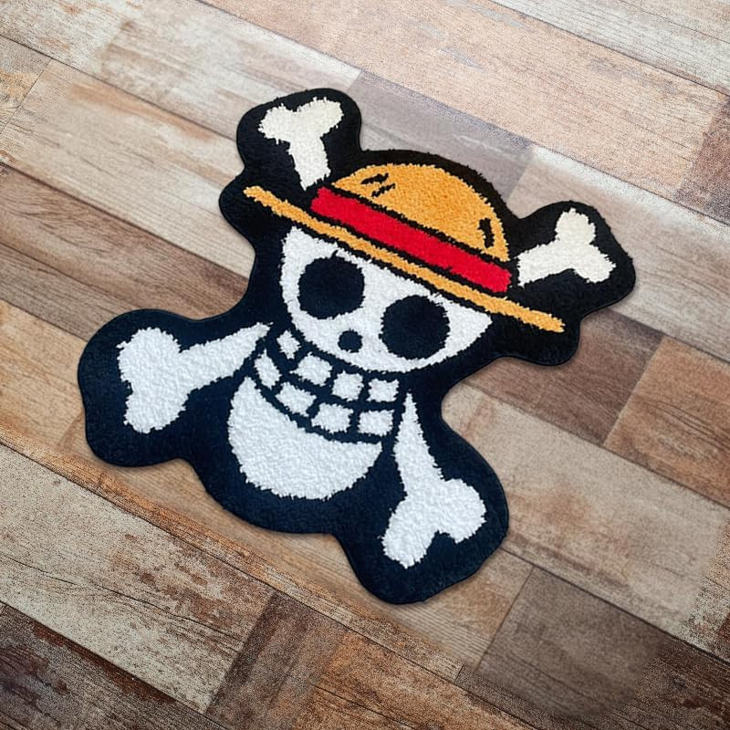 One Piece Rug – Anime Bathmat – Handmade Tufted Rood Decor – Handmade & Premium-
