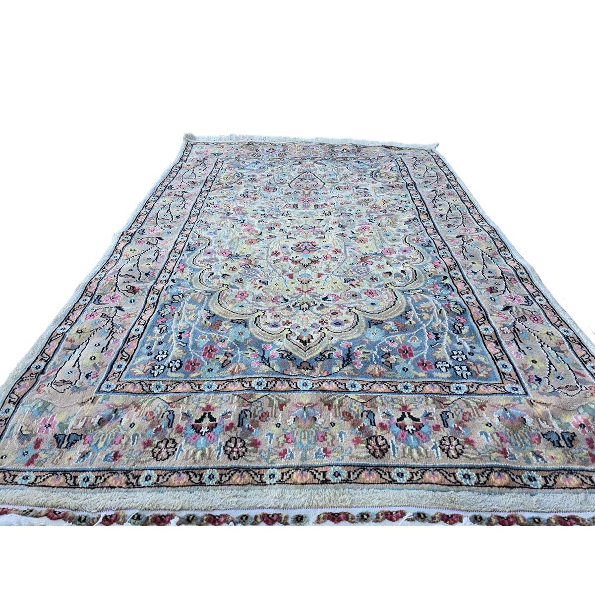 Area Rug Tree of life Jungle Birds Indoor Wool Silk Hand Knotted Carpet (6 x 4)’