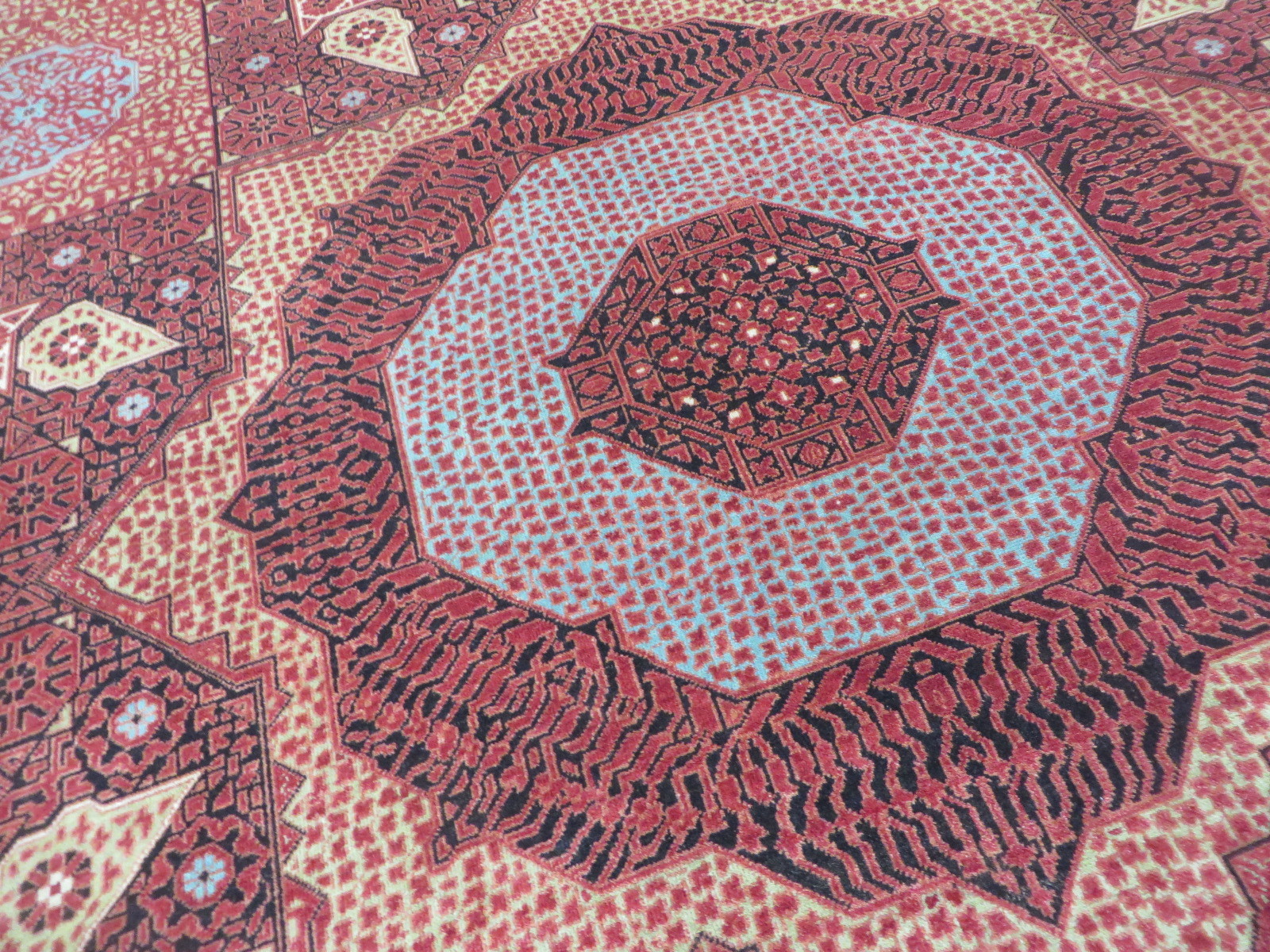 8’11 X 11’9 Hand Knotted Black Mamluk Fine Oriental Rug G4334