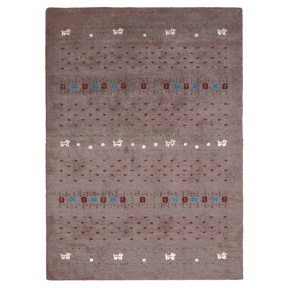 Hand Knotted Loom Silk Mix Area Rug Contemporary Light Brown BBH Homes BBLSM585