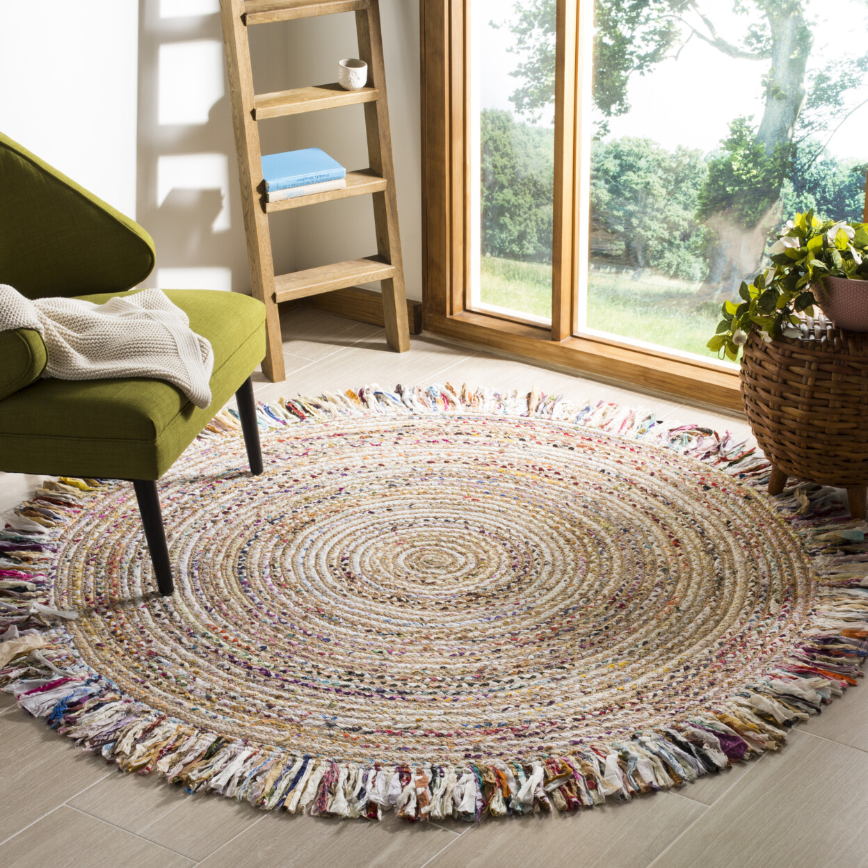 SAFAVIEH Cape Cod CAP206B Ivory / Light Beige Rug