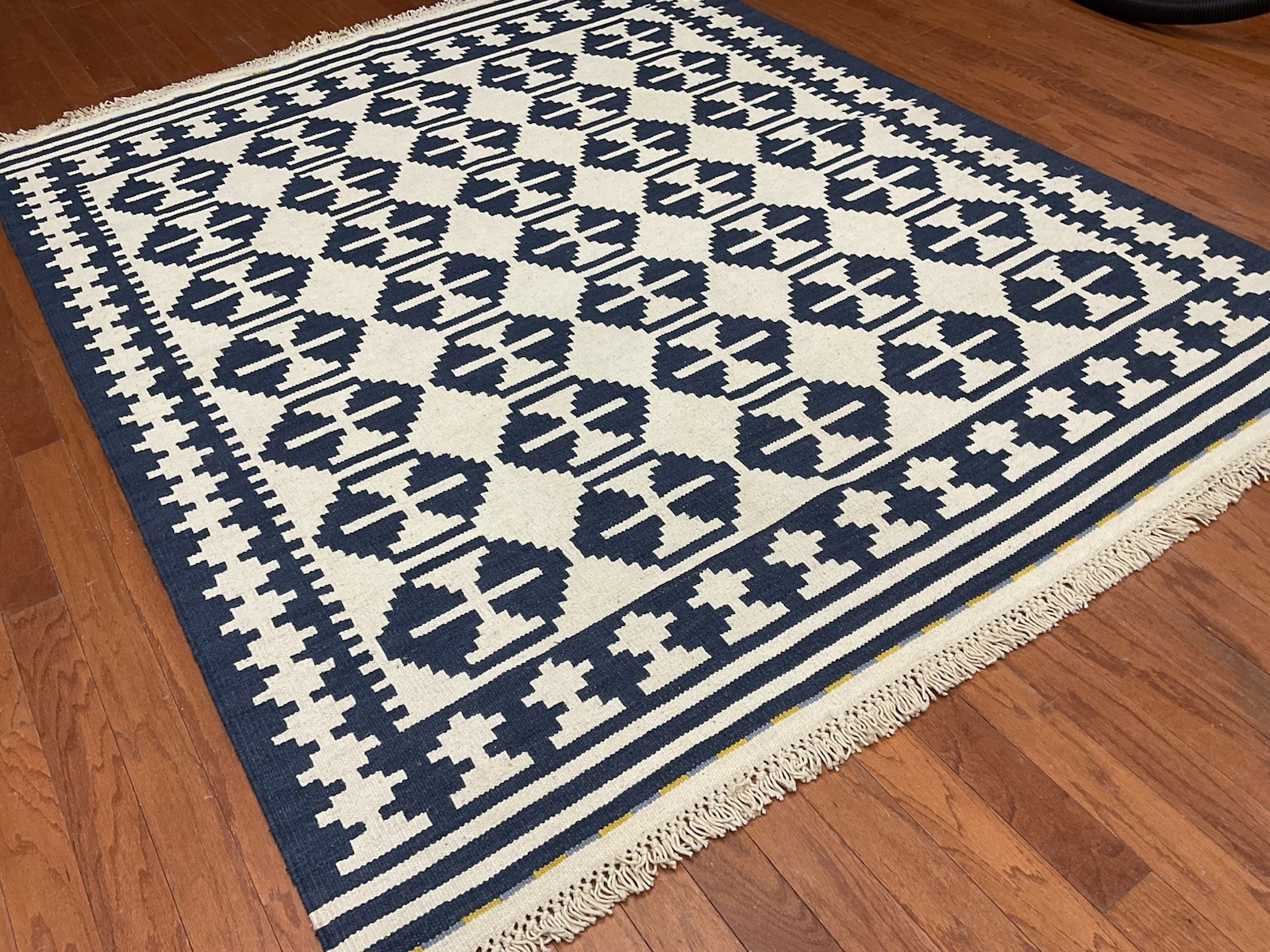 Handmade 100% Wool Kilim Area Rug 5’6 X 7’9