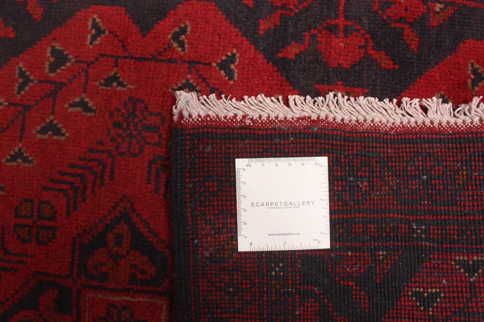 Traditional Hand-Knotted Geometric Area Rug 2’5″ x 3’10” Oriental Wool Carpet