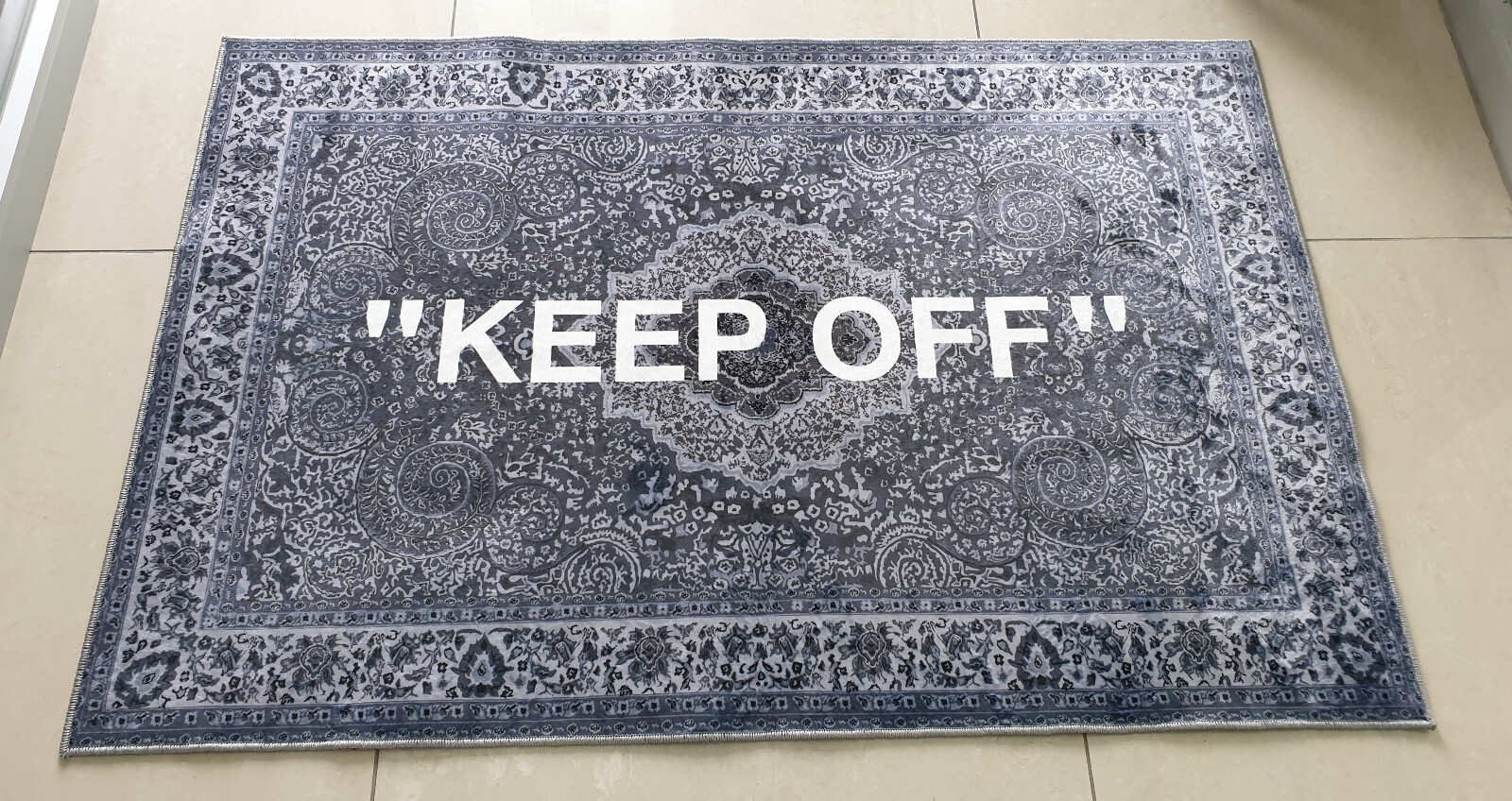 Keep Off, Keep Off Rug, Cotton Base Rug, Non-slip Rug