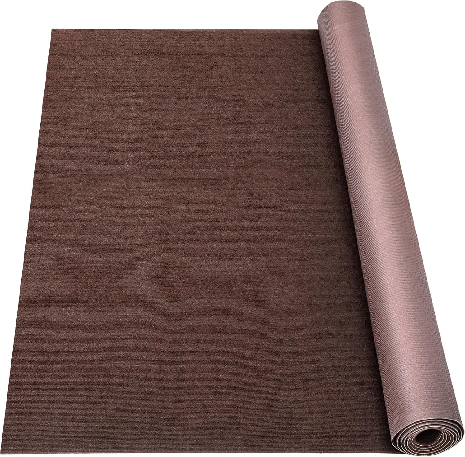 Marine Carpet,5 FT X 15 FT Brown Indoor Outdoor Carpet 0.2″ Thick Boat Carpet wi