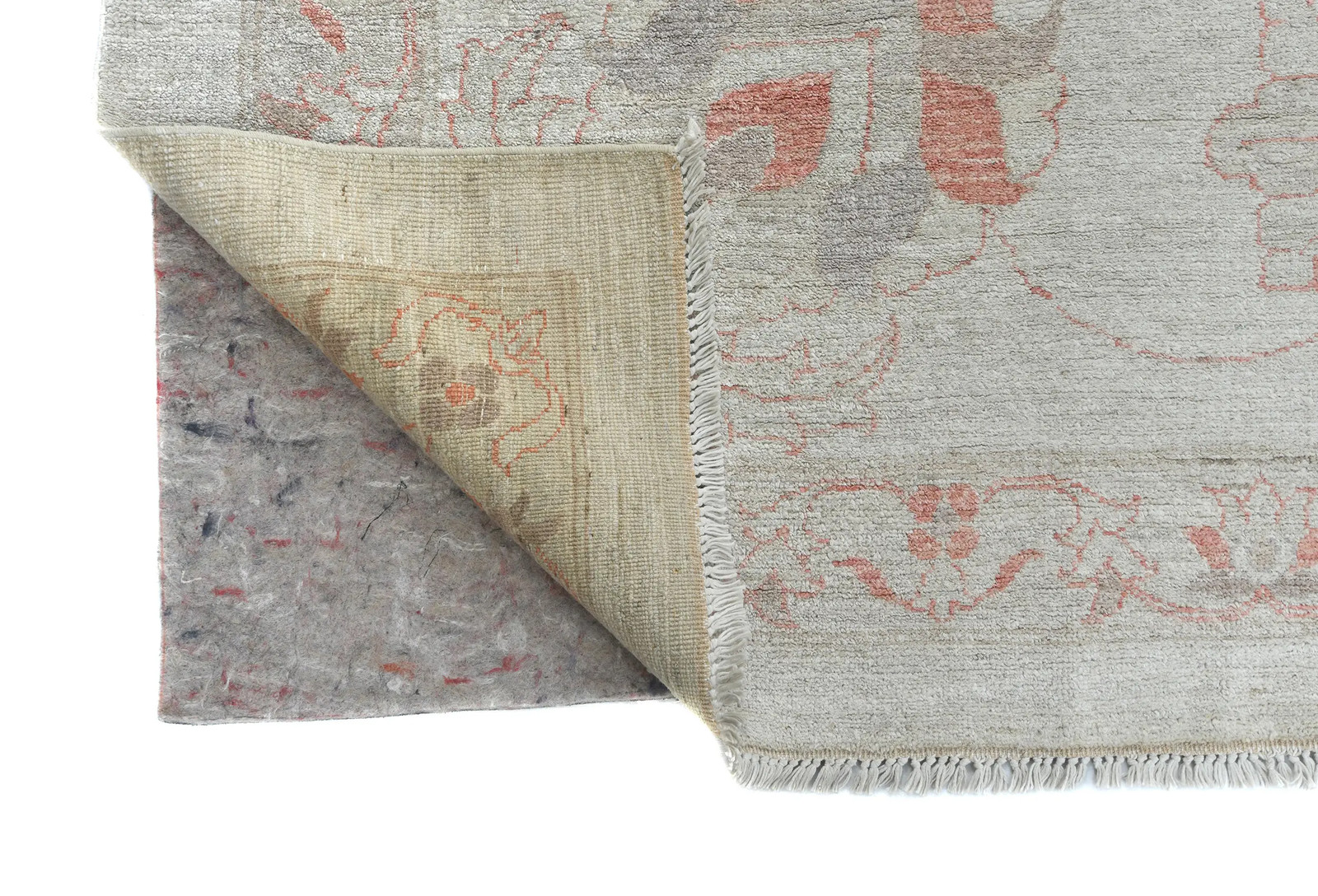 Oversized Muted Floral Oushak Peshawar Oriental Rug Living Room Carpet 12X16 ft
