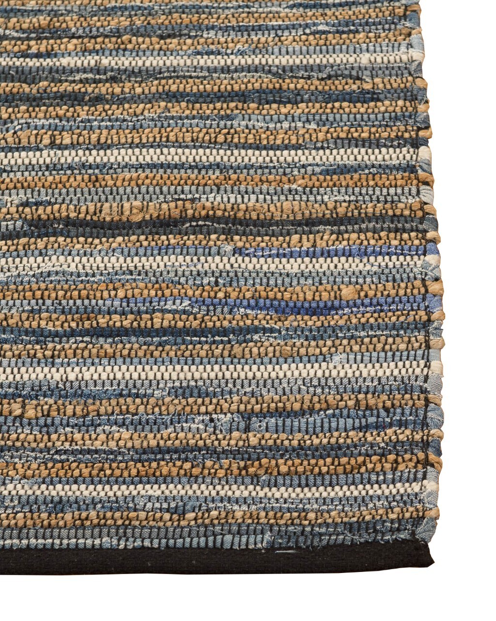Navarre by NaturalAreaRugs Handmade Reversible Cotton Jute Rectangle Rug 8’X10′