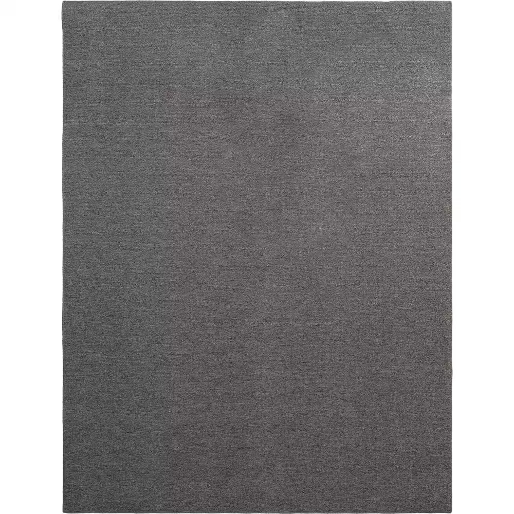 Heavy Traffic Gray Solid Color 6 ft. x 8 ft. Carpet Remnant Area Rug NEW