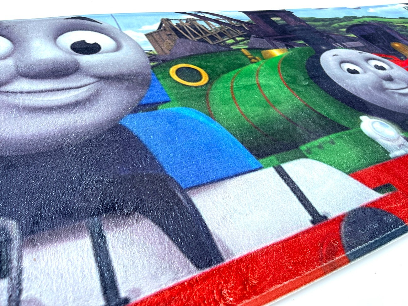 Thomas The Train Bedside Carpet Hallway Runner Rugs 2X6 FT Rubber Backing