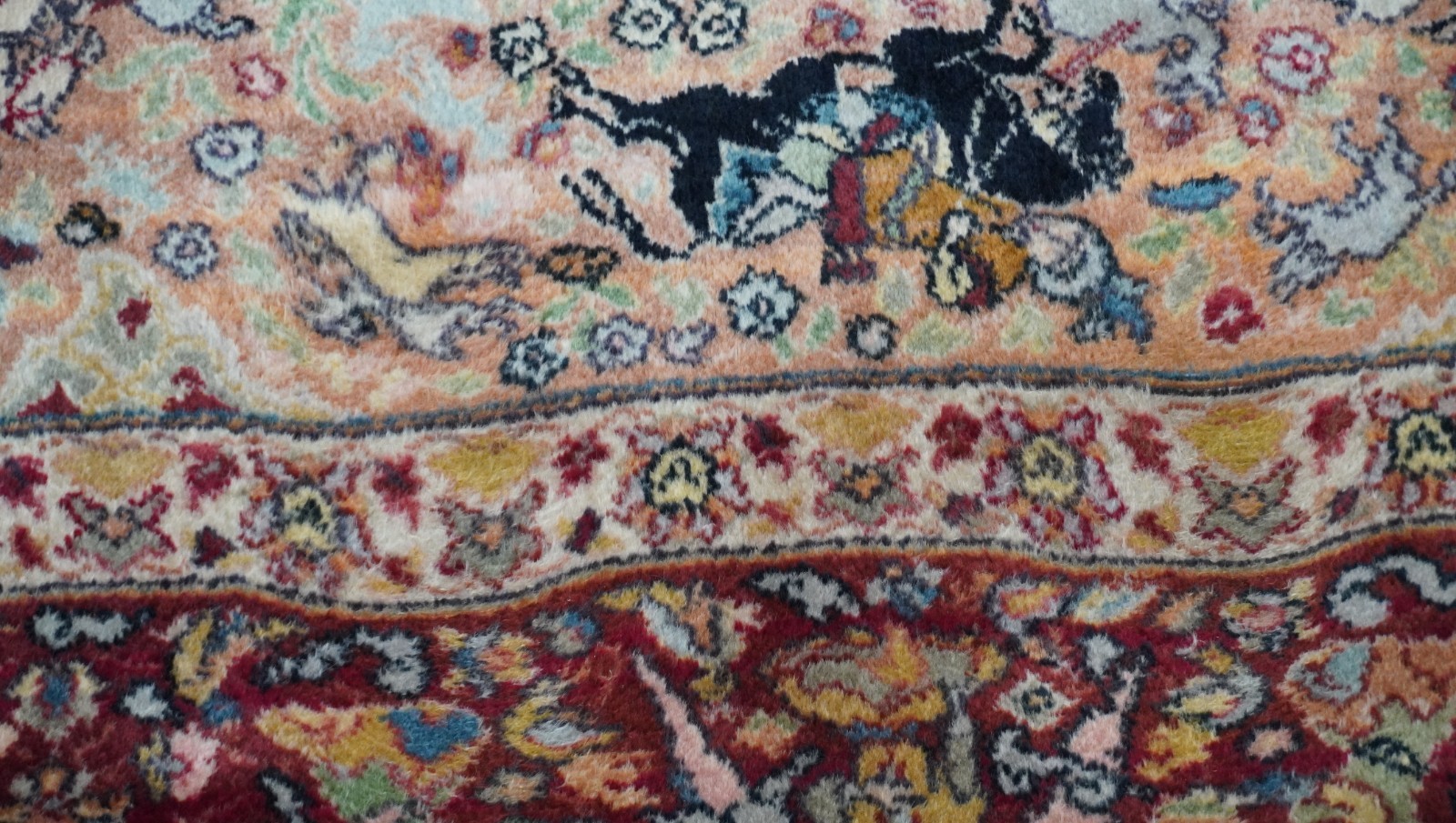 Original Karastan 8’8″ x 12′ Persiann Hunting # 700- 723 Wool American Rug