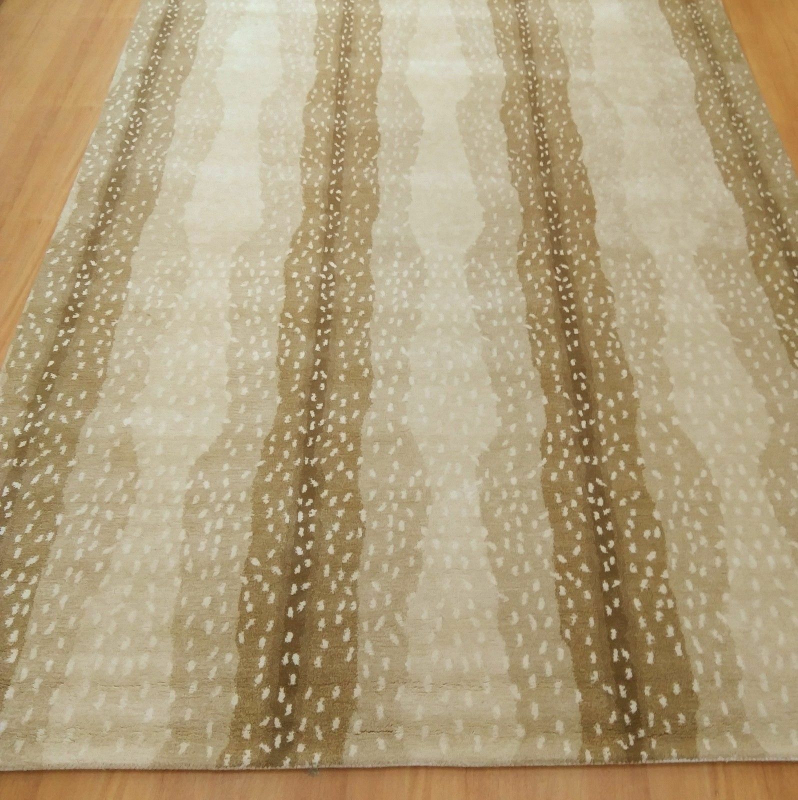Ballard Design Modern 3×5 2.5×8 5X8 8×10 9×12 Antelope woolen area rug carpet