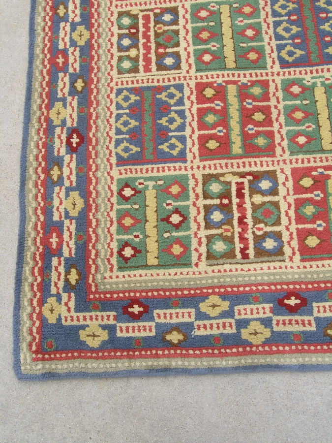 Antique Irish Donegal or Spanish / French Savonnerie Oriental Rug Carpet 4×6 ft