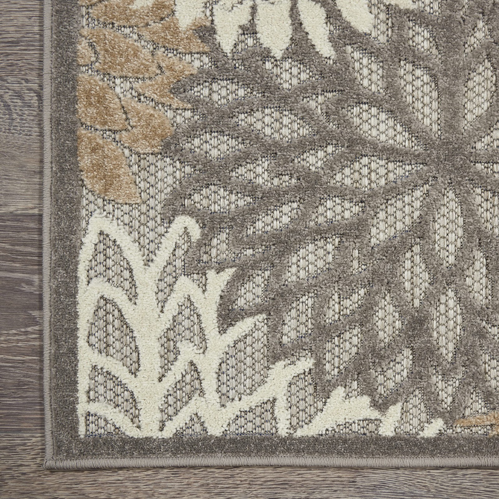 Home Aloha Natural 2′ x 6′ Area Rug – Easy Clean, Non Shedding, Bed Room, Liv…