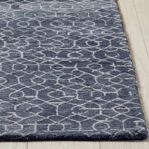 Modern Abstract Design Handmade Hand Tufted Woollen Area Rug, Custom Size Rugs