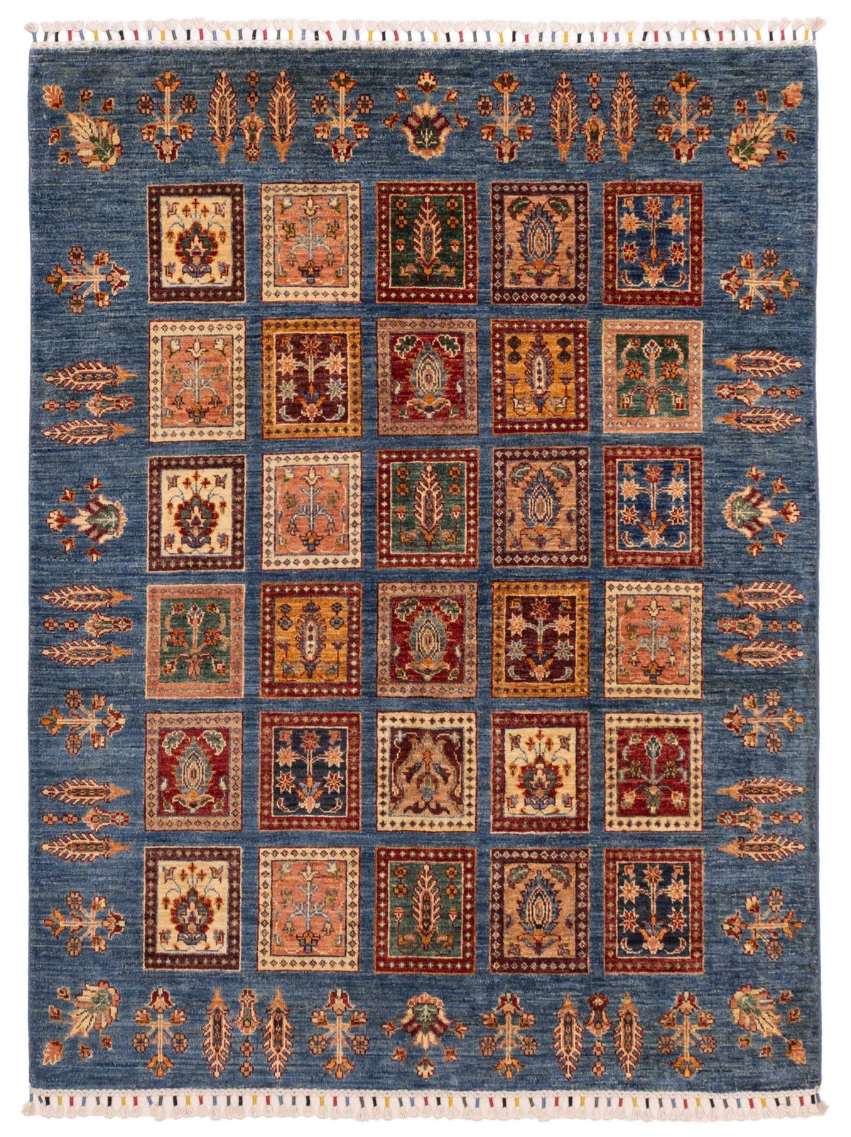 Traditional Hand-knotted Wool Oriental Carpet 5’1″ x 6’7″ Area Rug