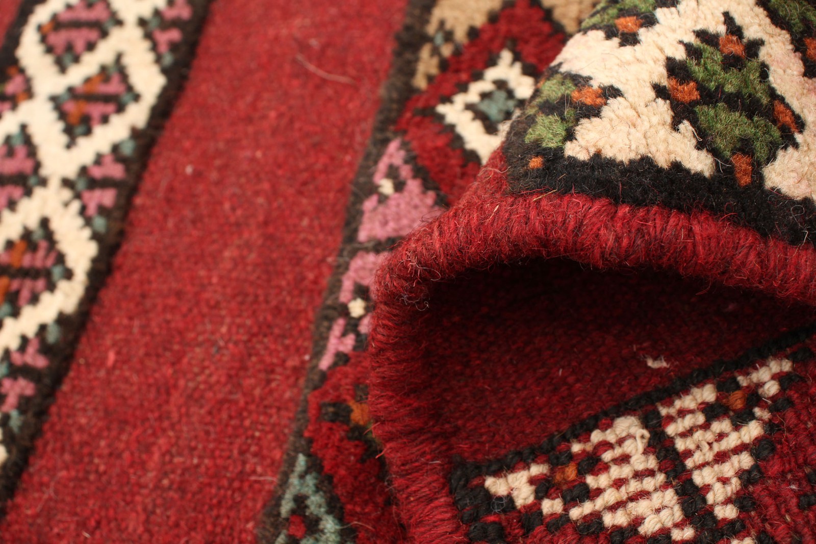 Vintage Hand-Knotted Carpet 3’5″ x 5’1″ Traditional Oriental Wool Area Rug