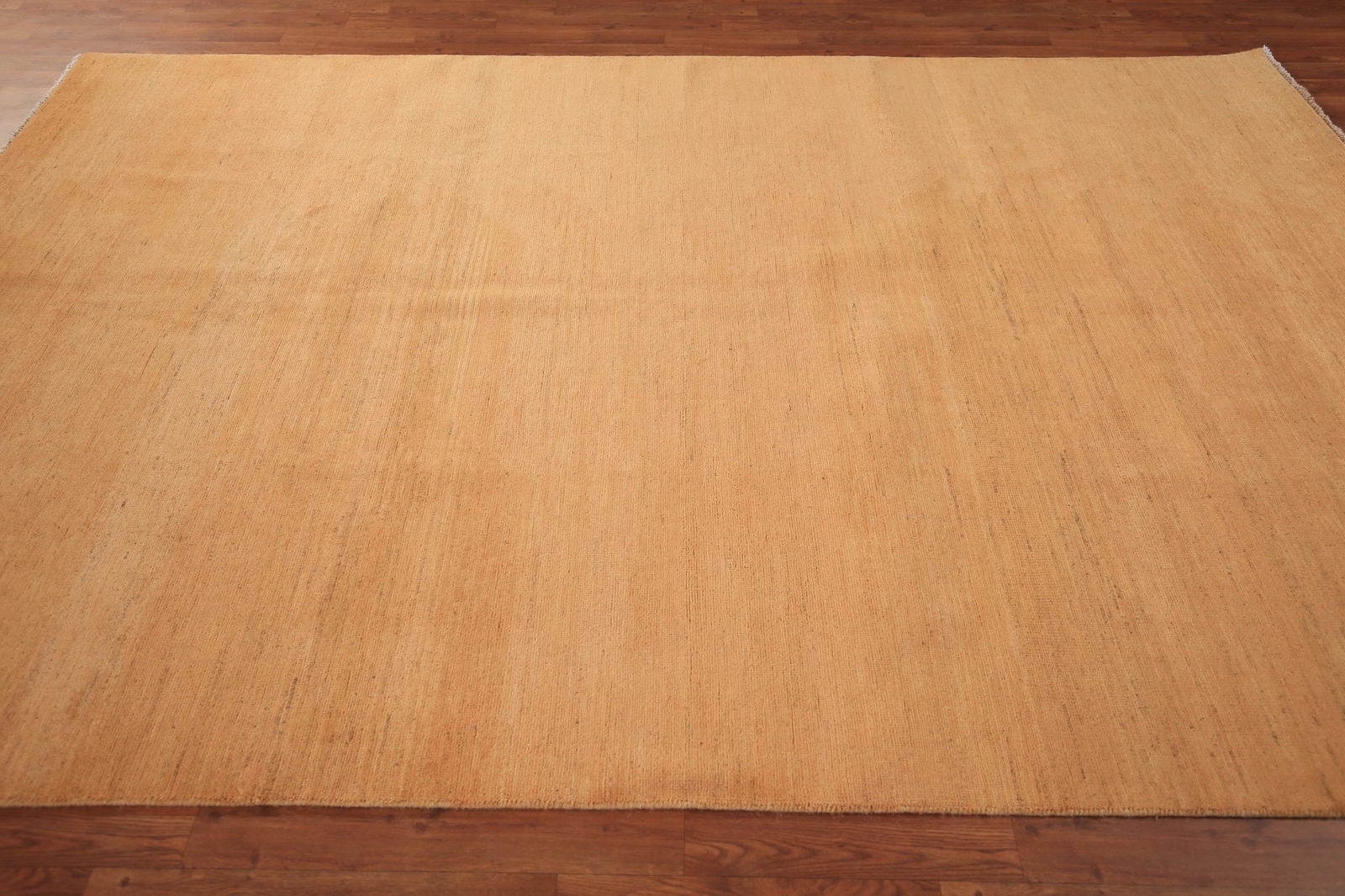 Contemporary Gabbeh Solid Design Wool Rug Perfect for Any Space 9′ 10″ x 6′ 6″