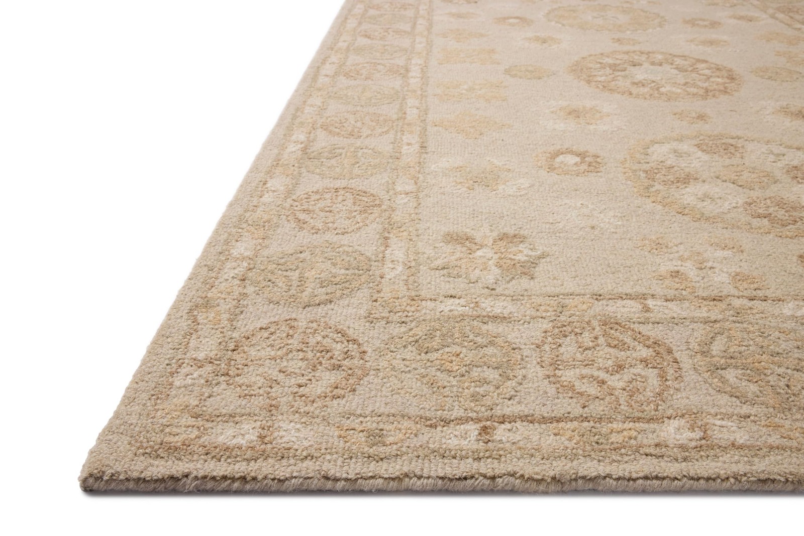 Loloi Chris Loves Julia Dorothea Collection Drt-03 Dove/Natural 2-6 X 7-6