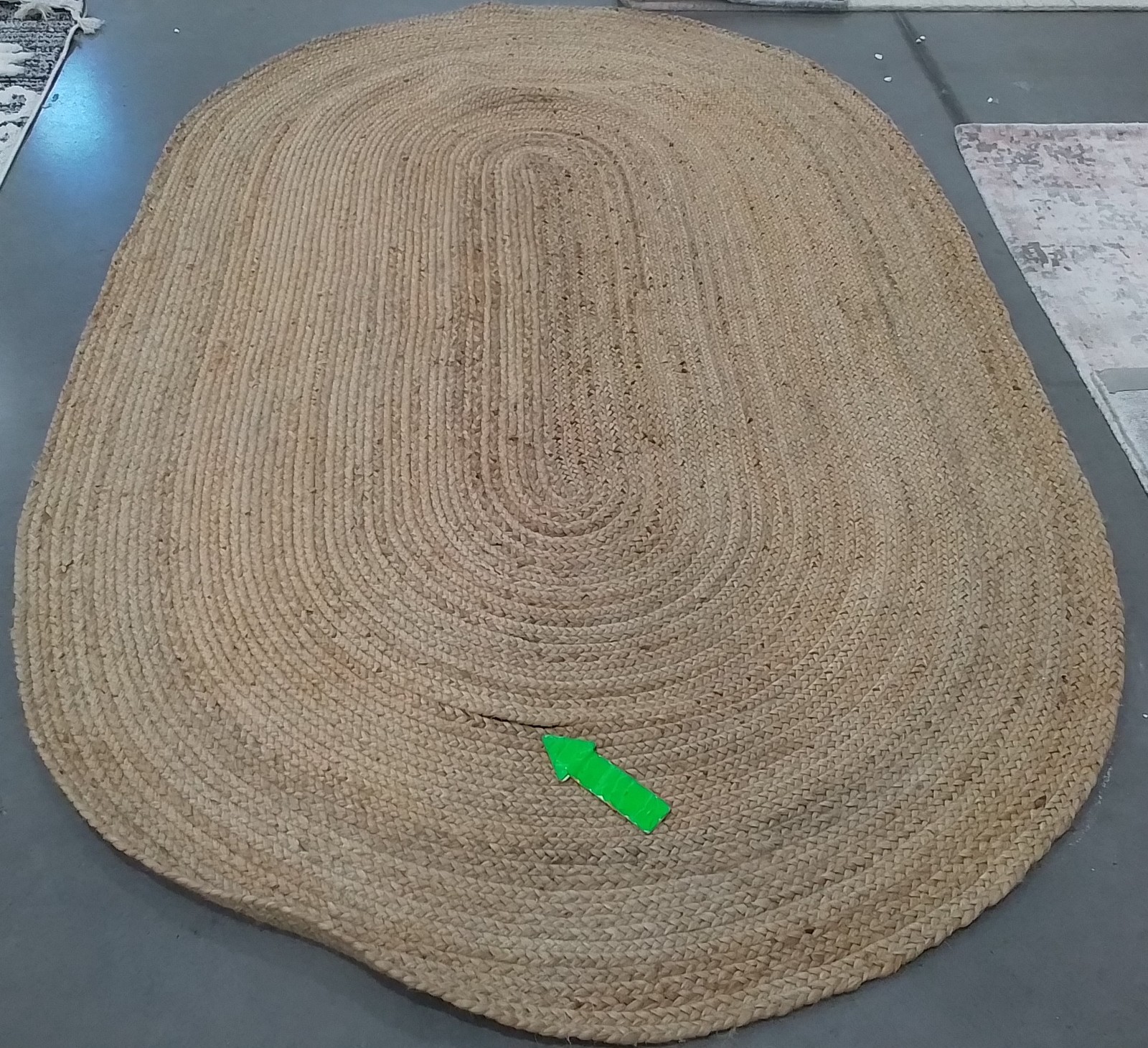 NATURAL 5′-0″ x 8′-0″ Broken Thread Rug, Reduced Price 1172803864 CAP252A-5OV