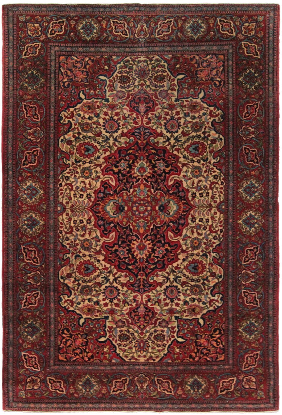 5×7 Fine Antique Handmade Area Rug Traditional Kork Wool 140cm x 209cm C.1880