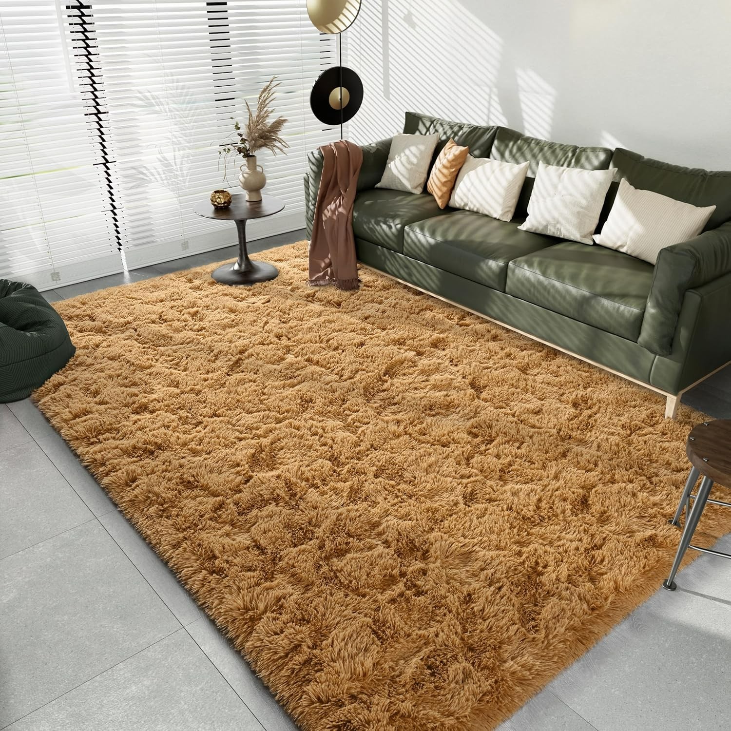 Ultra Soft Indoor Modern Area Rugs Fluffy Living Room Carpets for Children Be…