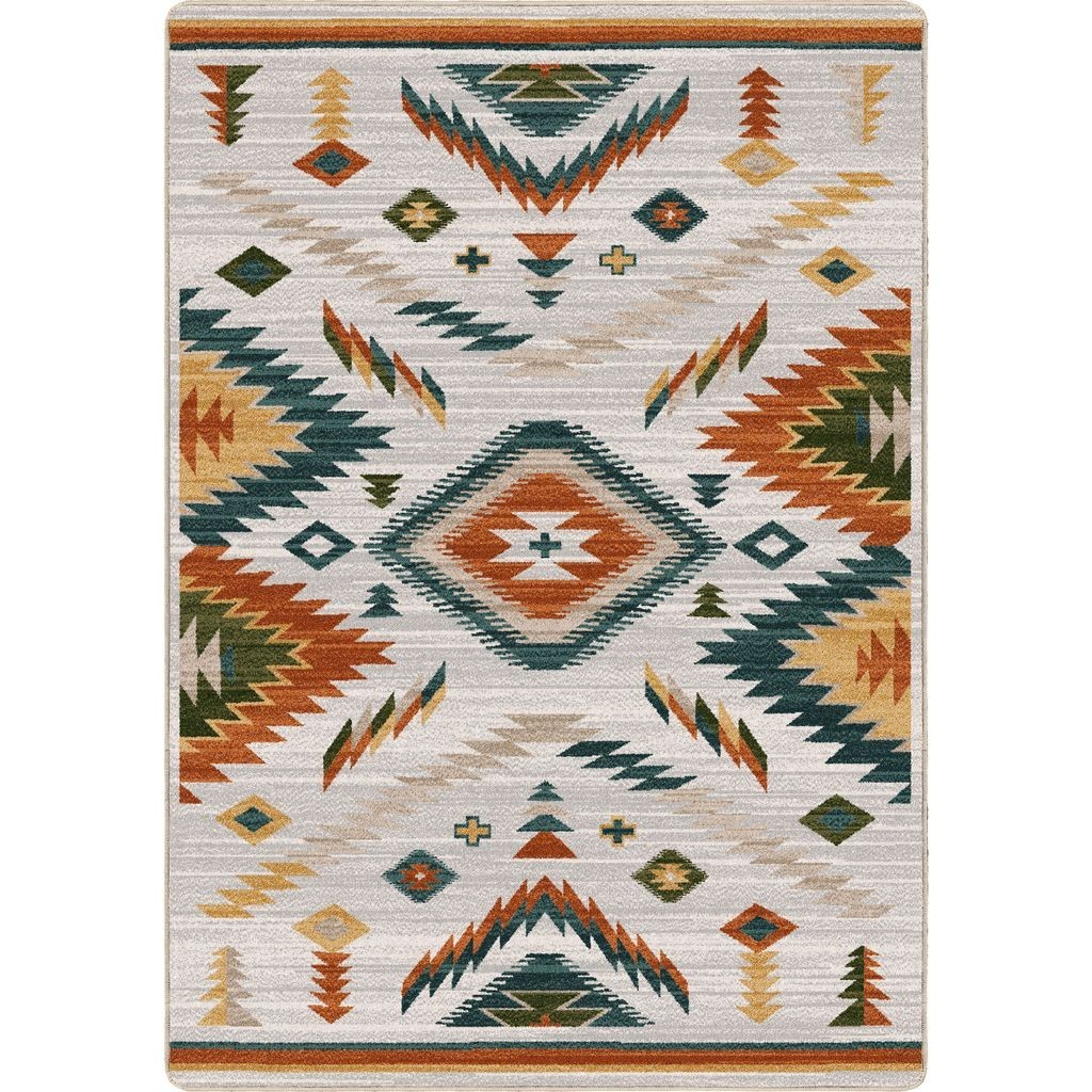 American Dakota Interlaced Linen Southwestern Country Lodge Area Rug 11’x13′
