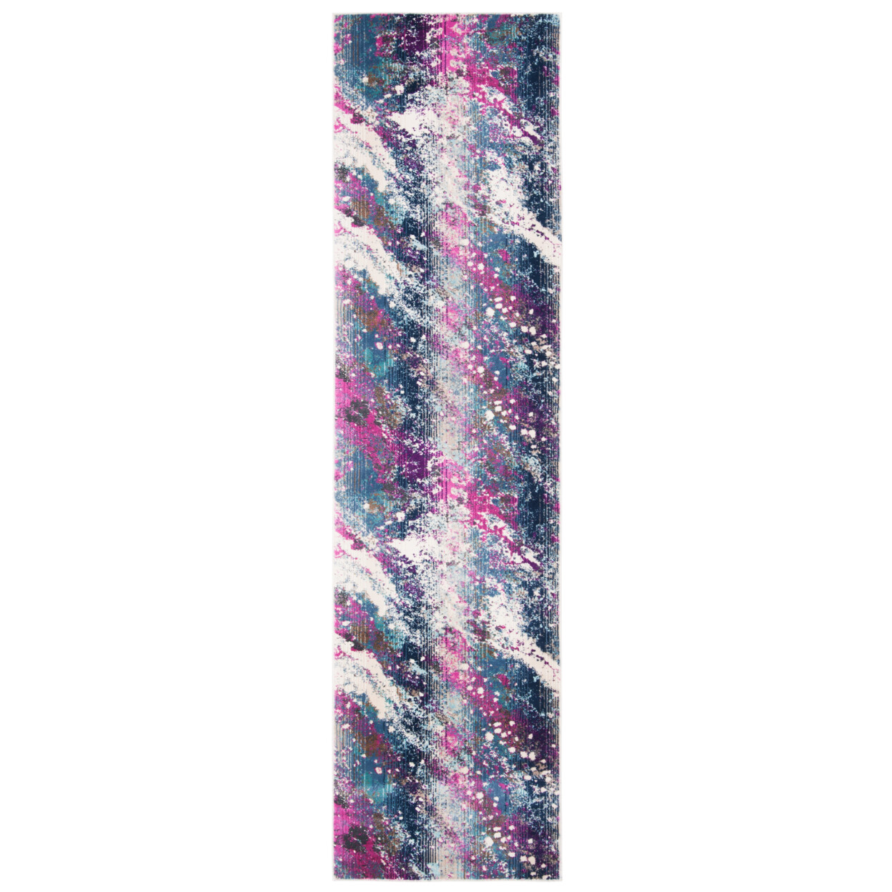 SAFAVIEH Radiance Collection RAD111B Teal / Magenta Rug